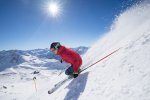 Skifahrer am Nebelhorn