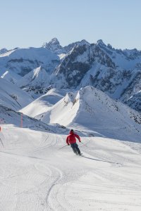 Skifahren am Nebelhorn