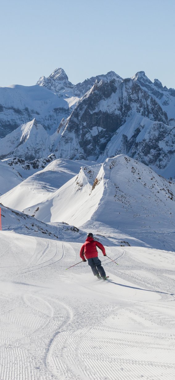 Skifahren am Nebelhorn