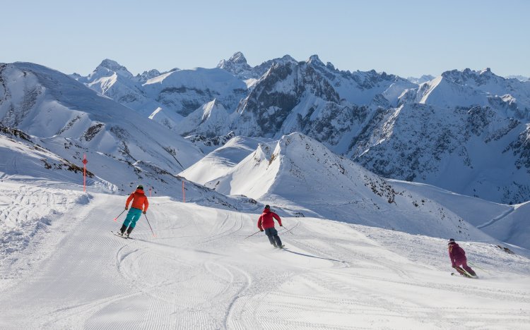 Skifahren am Nebelhorn