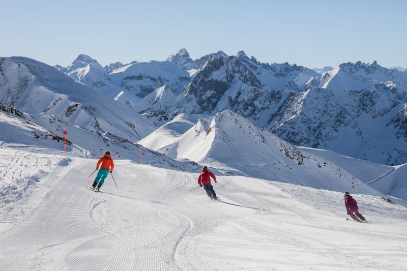 Skifahren am Nebelhorn