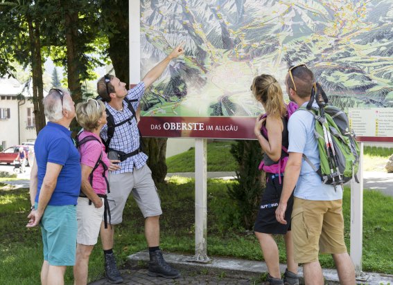 Start der geführten Tour