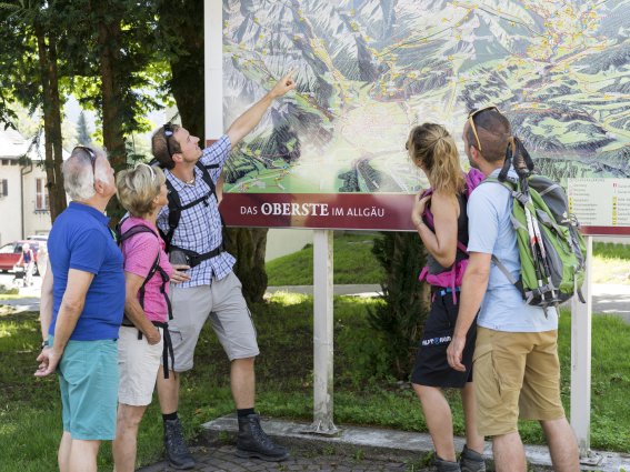 Start der geführten Tour