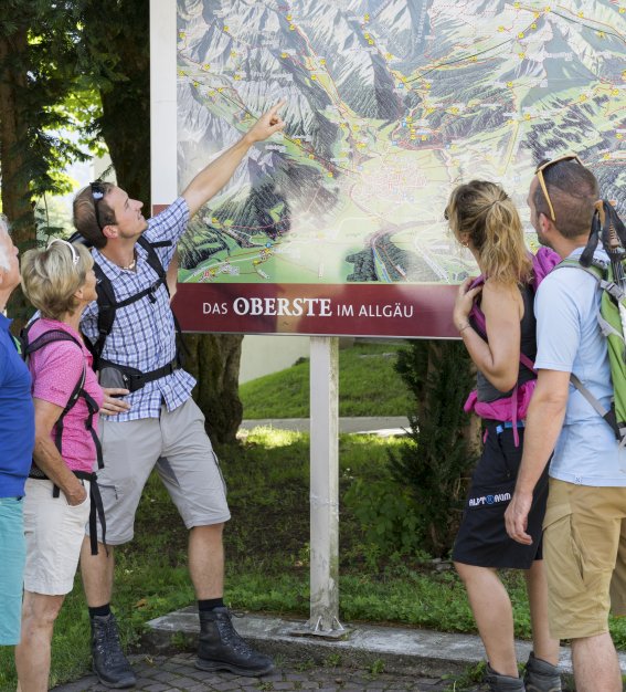 Start der geführten Tour
