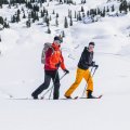 Zu zweit beim Schneeschuhwandern