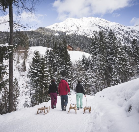 Winterwandern an der Gaisalpe
