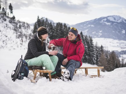 Teepause auf der Gaisalpe