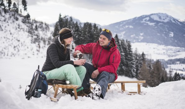Teepause auf der Gaisalpe