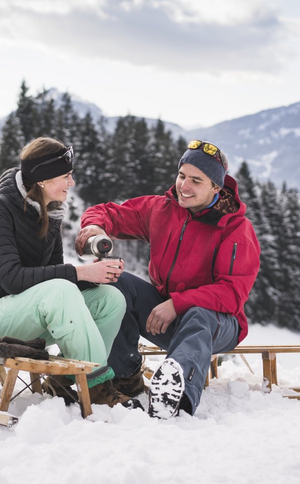 Teepause auf der Gaisalpe