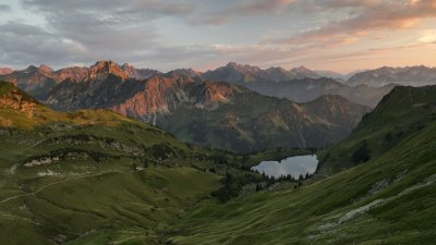 Abendrot über dem Seealpsee - Bild: Eren Karaman Photographie