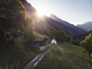Frühmorgens in Gerstruben