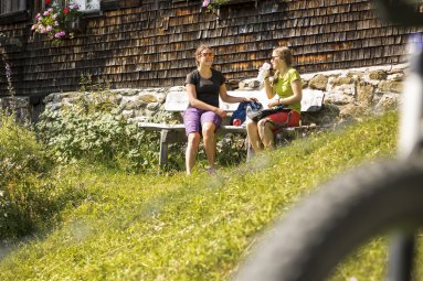 Rast an der Toniskopf Alpe