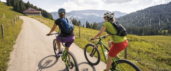 Unterwegs mit den Bikes