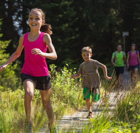 Spaß und Erholung beim Wandern