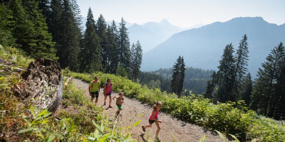 Hoch hinaus in die Berge