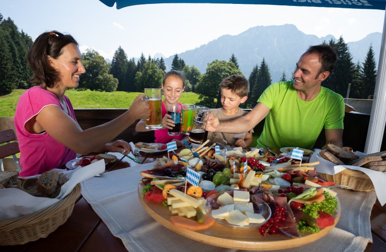 Gemeinsame Brotzeit