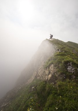 Nebel am Grat