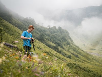 Fotograf im Dietersbachtal