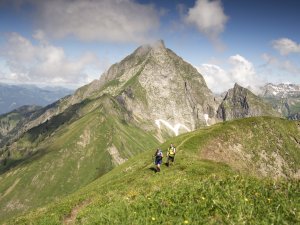 auf Bergtour