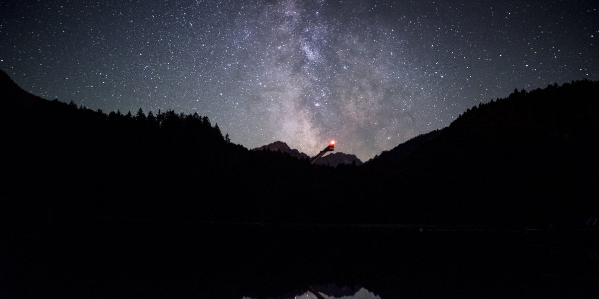 Freibergsee bei Nacht