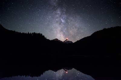 Freibergsee bei Nacht