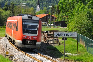 Ankunft in Oberstdorf