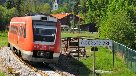 Ankunft in Oberstdorf