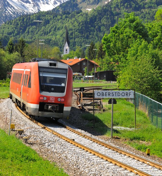 Ankunft in Oberstdorf