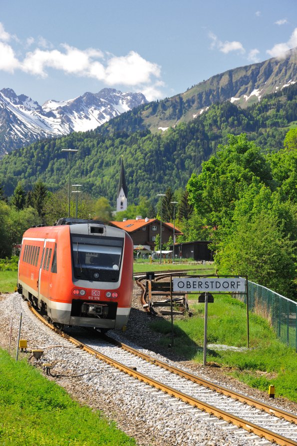 Ankunft in Oberstdorf