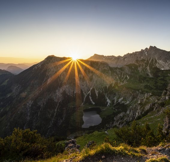 Sonnenaufgang vom Rubihorn