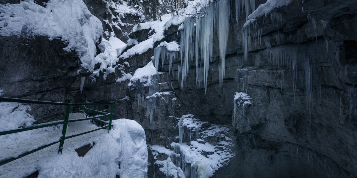 Winter in der Breitachklamm