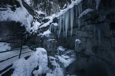 Winter in der Breitachklamm