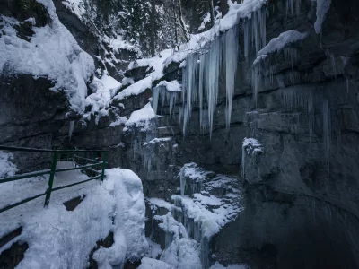 Winter in der Breitachklamm