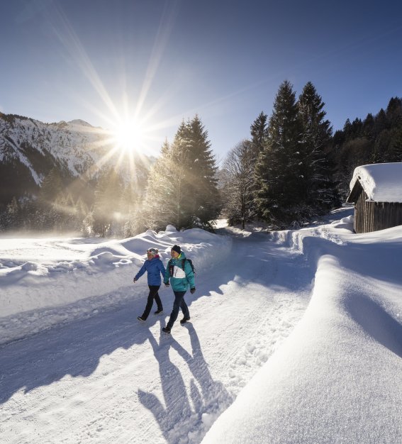 Unterwegs im Schnee