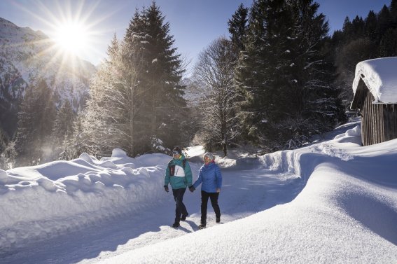 zu zweit im Winterwunderland