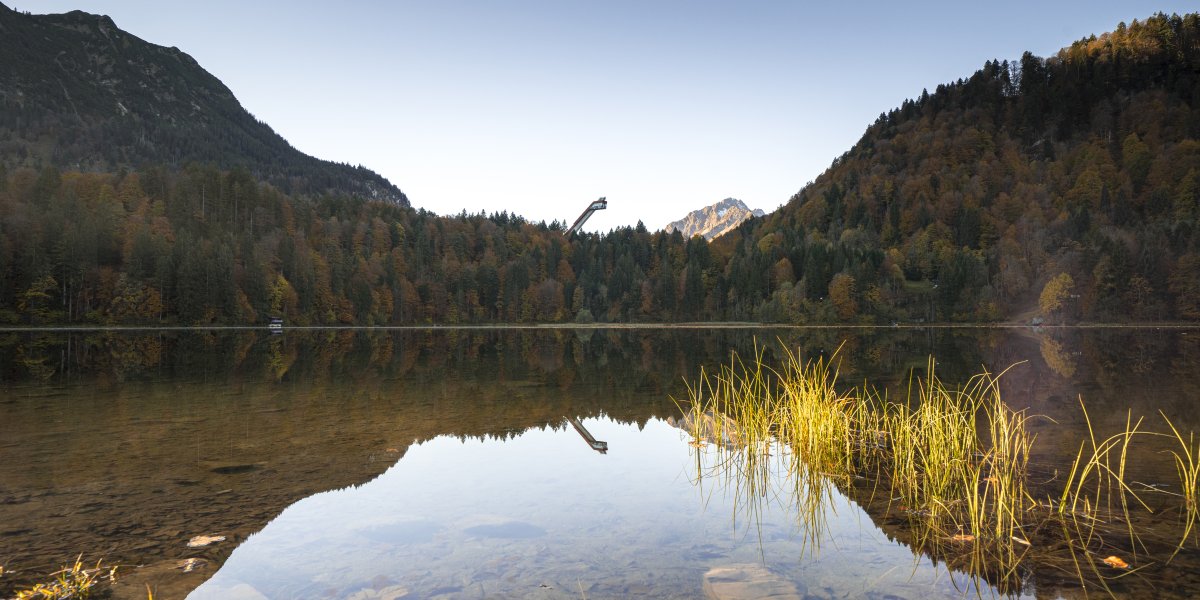 der Freibergsee im Herbst