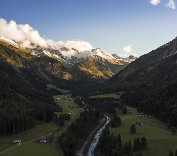 erster Schnee im Stillachtal