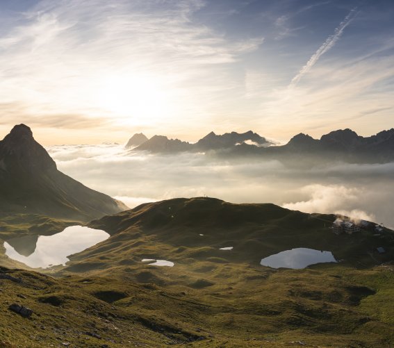 Der Rappensee über den Wolken