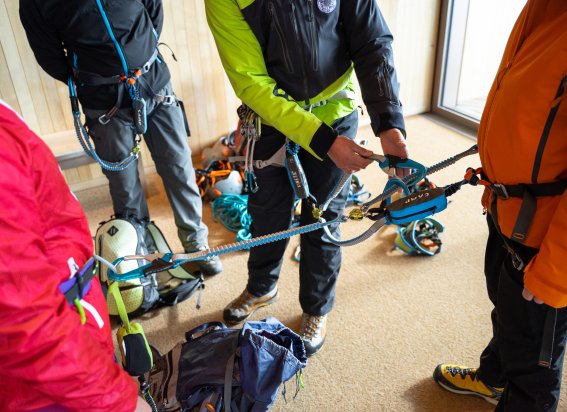 Klettersteig Einweisung vom Profi