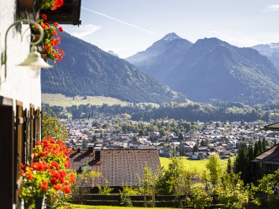 Blick nach Oberstdorf