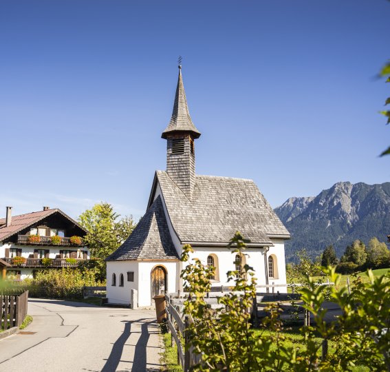 Diese Kapelle befindet sich im Ortsteil Kornau