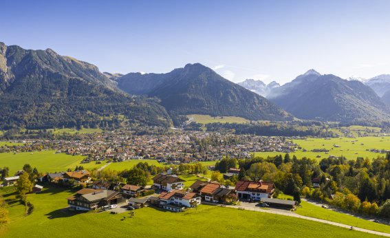 Blick auf Oberstdorf