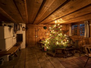 Ein Christbaum im Heimatmuseum