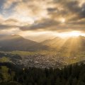Sonnenuntergang über Oberstdorf