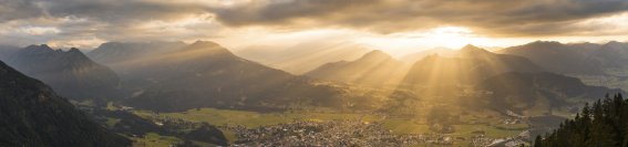 Sonnenuntergang über Oberstdorf