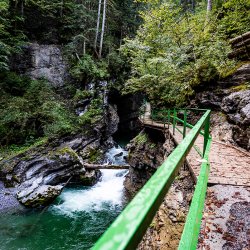 Die Breitachklamm im Sommer - Bildnachweis Breitachklammverein eG - Fotograf Dominik Berchtold