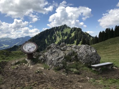 Am Bärenköpfle mit Blick auf den Steineberg