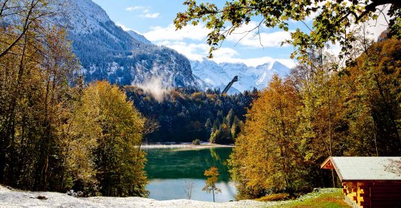 Freibergsee im Herbst