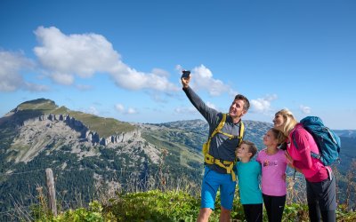 Erstmal ein Selfie mit Panorama!