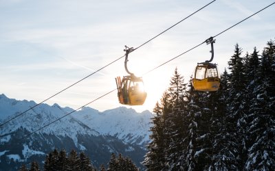 1136995 Auffahrt mit der Hörnerbahn in Bolsterlang im Allgäu